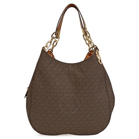 michael kors fulton large charm tote|fulton large shoulder bag.